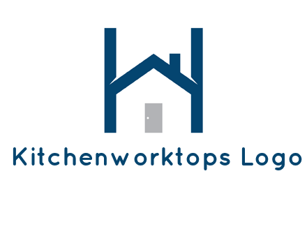 letter h house logo