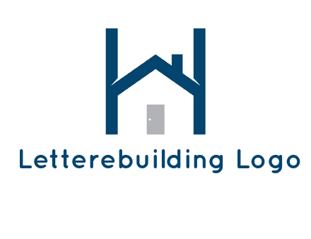 letter h house logo