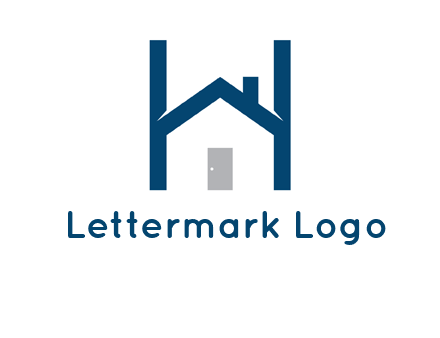 letter h house logo