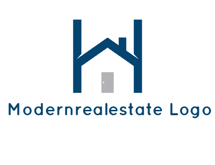 letter h house logo