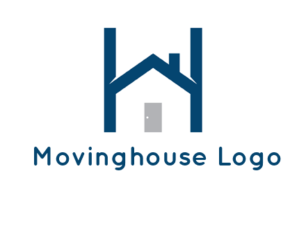 letter h house logo