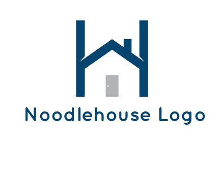 letter h house logo