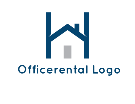 letter h house logo