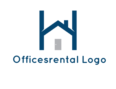 letter h house logo