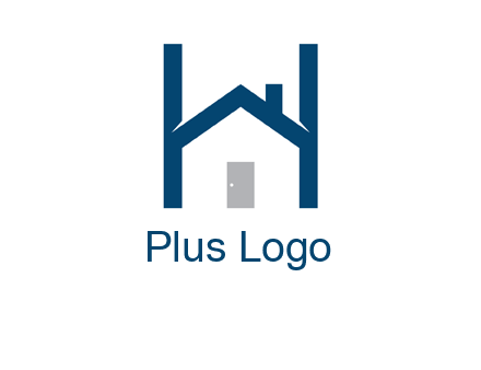 letter h house logo