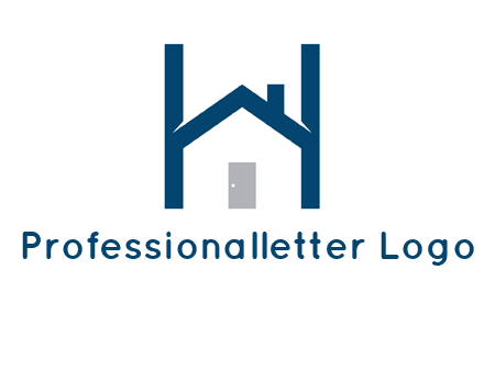letter h house logo