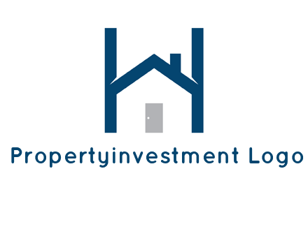 letter h house logo