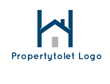 letter h house logo