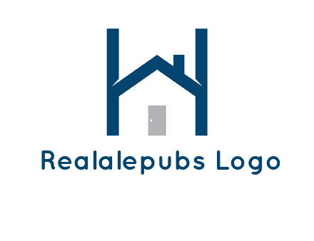letter h house logo
