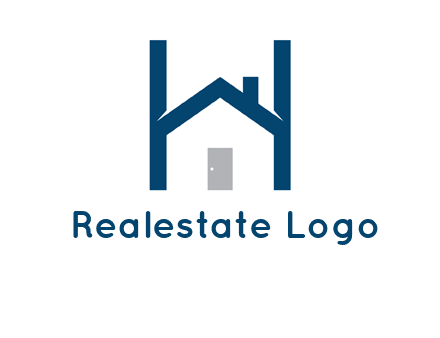 letter h house logo