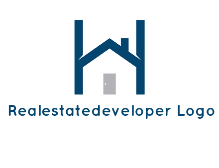 letter h house logo