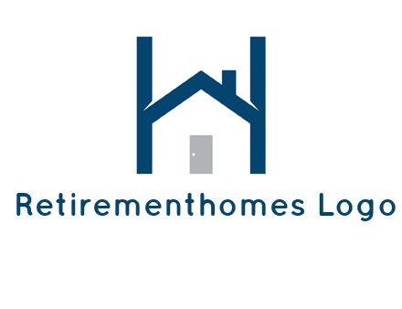 letter h house logo
