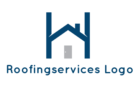 letter h house logo