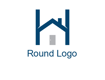 letter h house logo