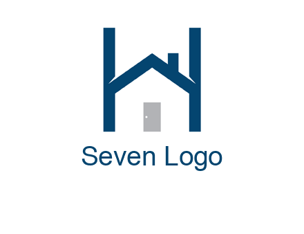 letter h house logo