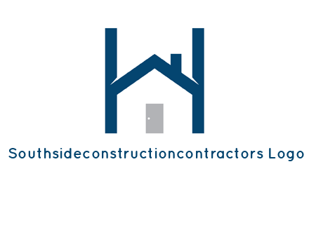 letter h house logo