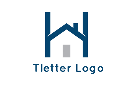 letter h house logo