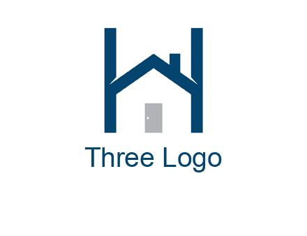 letter h house logo