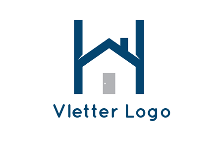 letter h house logo