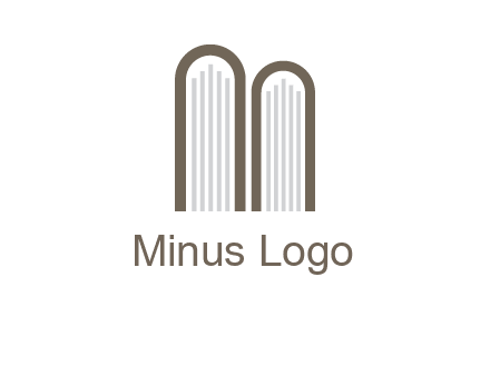 books look like letter M logo
