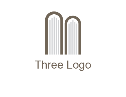 books look like letter M logo