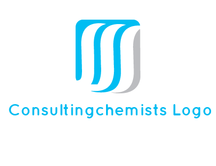 letter M waves logo