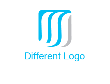 letter M waves logo