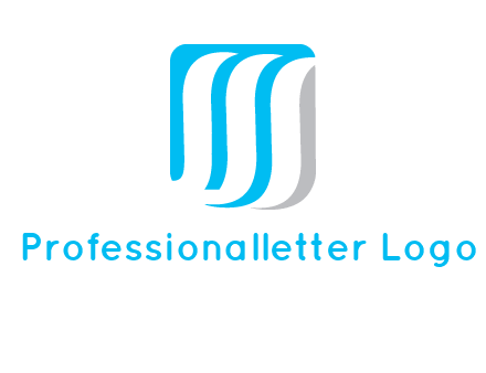 letter M waves logo