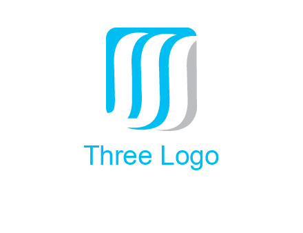 letter M waves logo