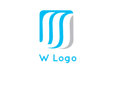 letter M waves logo