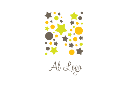 party letter N logo