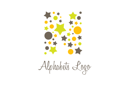 party letter N logo
