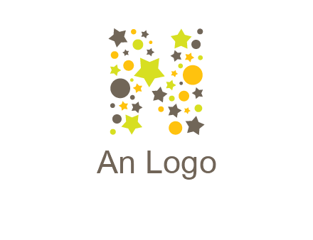 party letter N logo