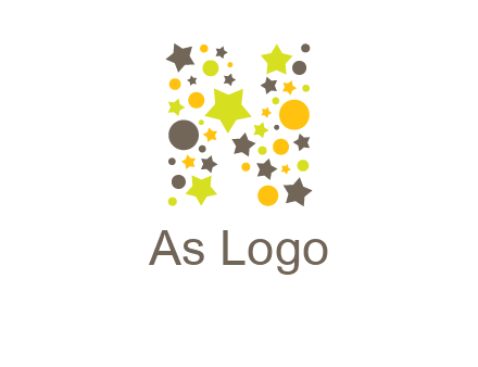 party letter N logo