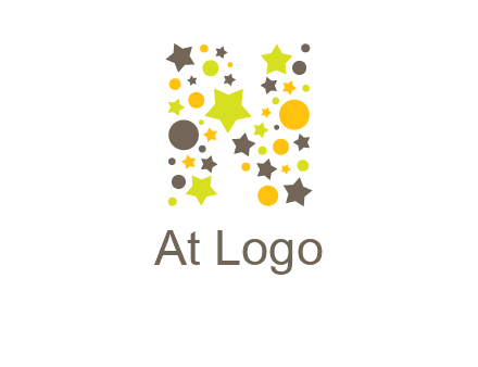 party letter N logo