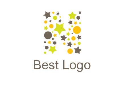 party letter N logo