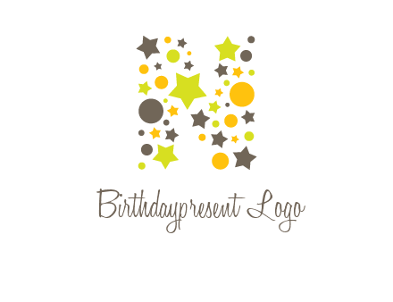 party letter N logo
