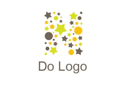 party letter N logo