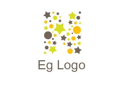 party letter N logo