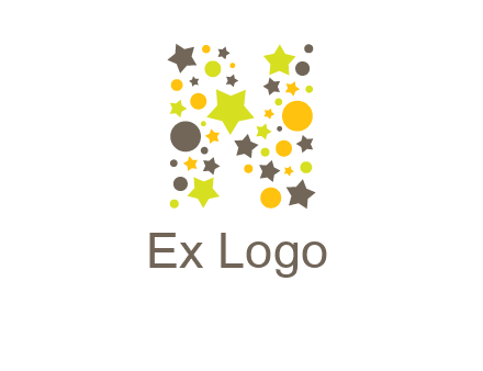 party letter N logo