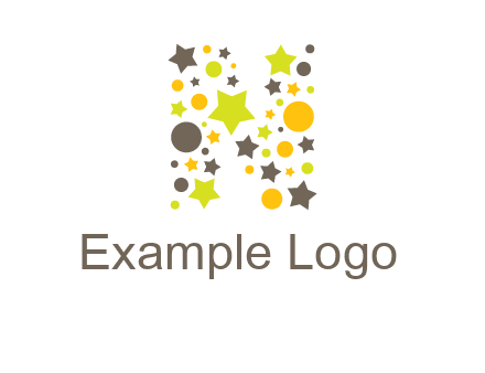party letter N logo
