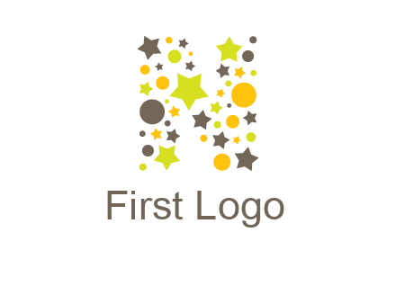 party letter N logo