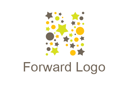 party letter N logo