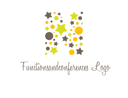 party letter N logo