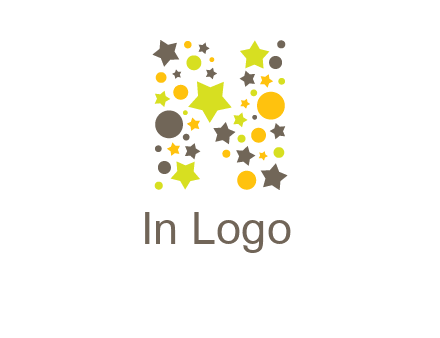 party letter N logo