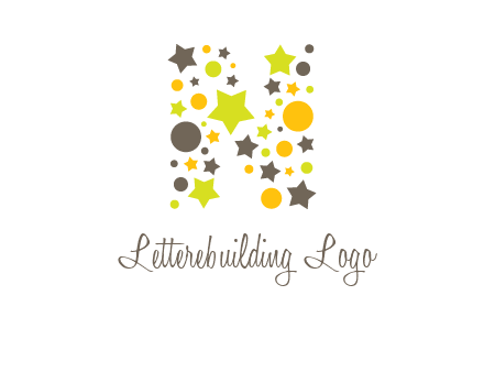 party letter N logo