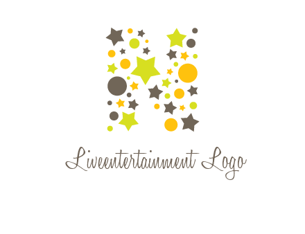 party letter N logo