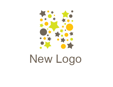 party letter N logo