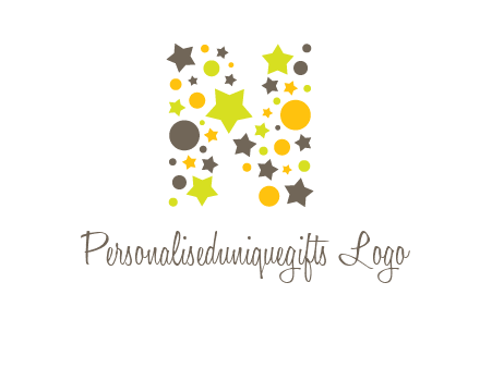 party letter N logo
