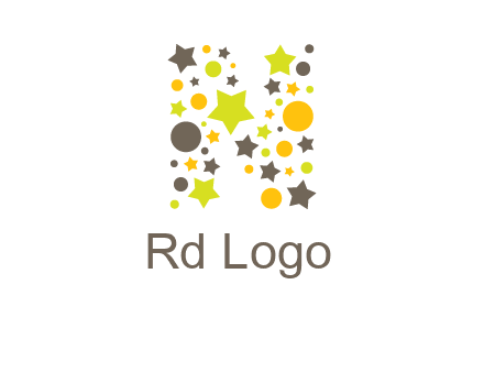 party letter N logo